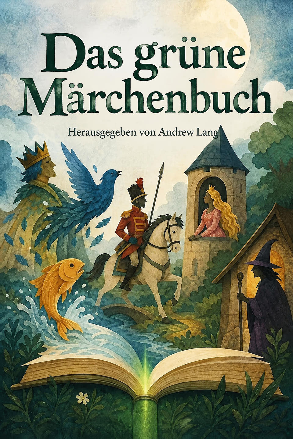 Das grüne Märchenbuch by Herausgegeben von Andrew Lang, the cover
