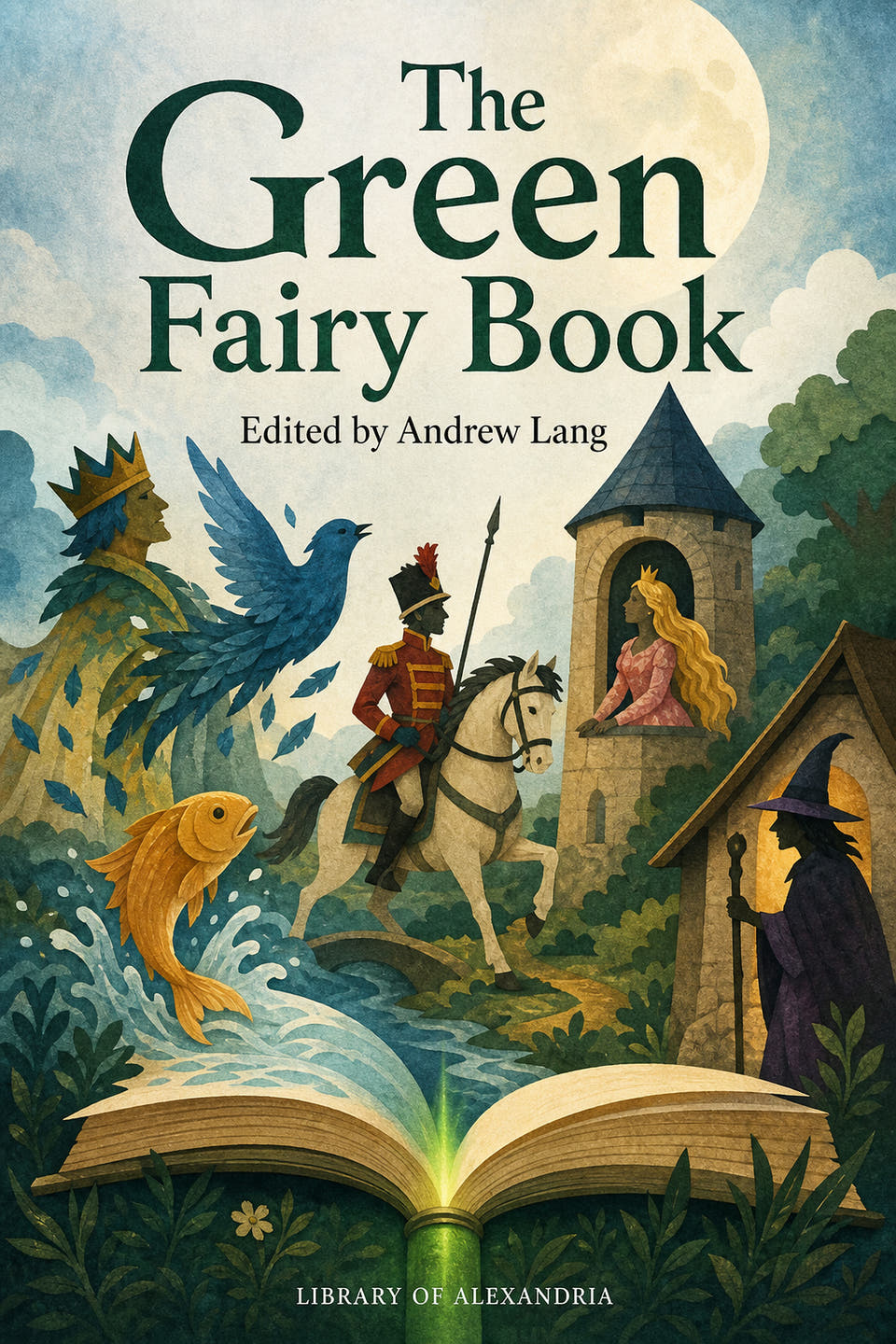 El libro verde de las hadas by Editado por Andrew Lang, the cover