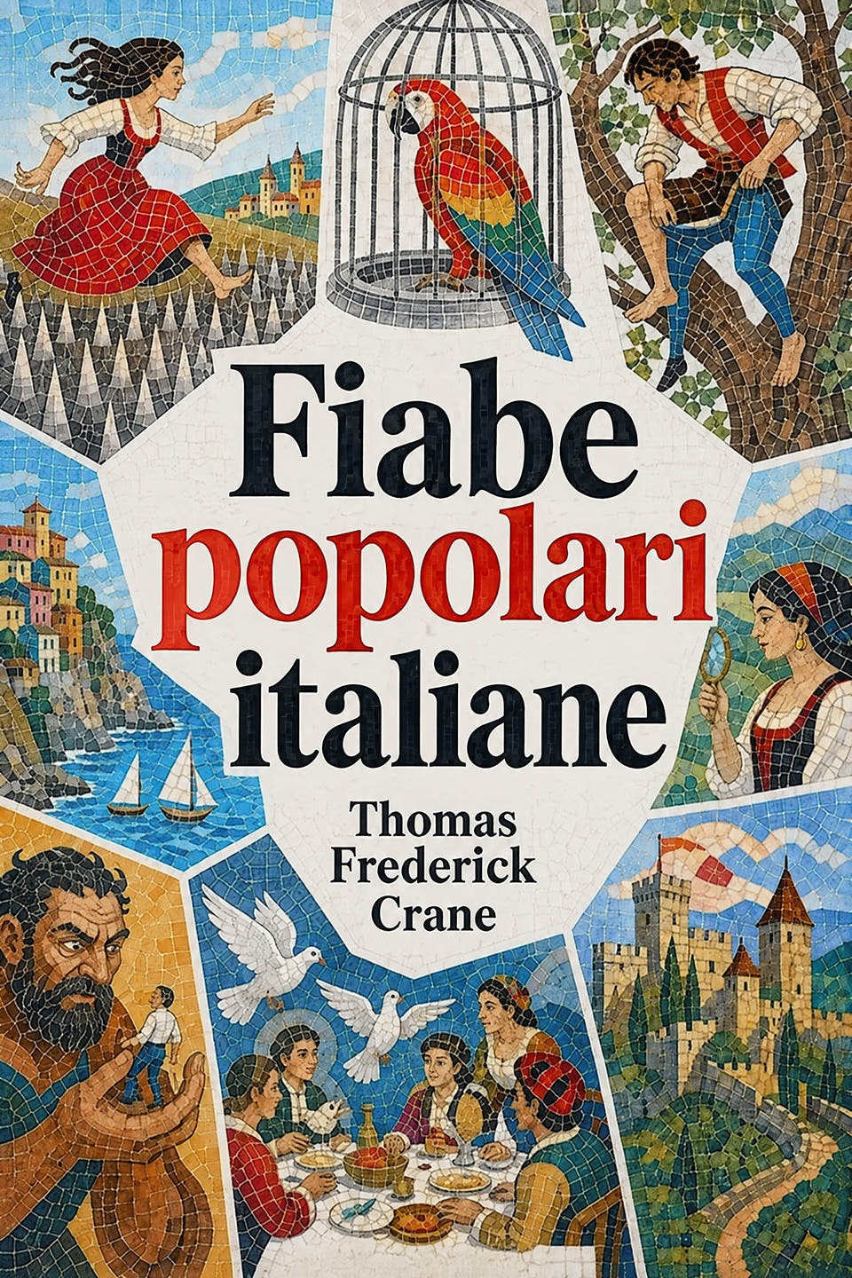 Fiabe popolari italiane by Thomas Frederick Crane, the cover