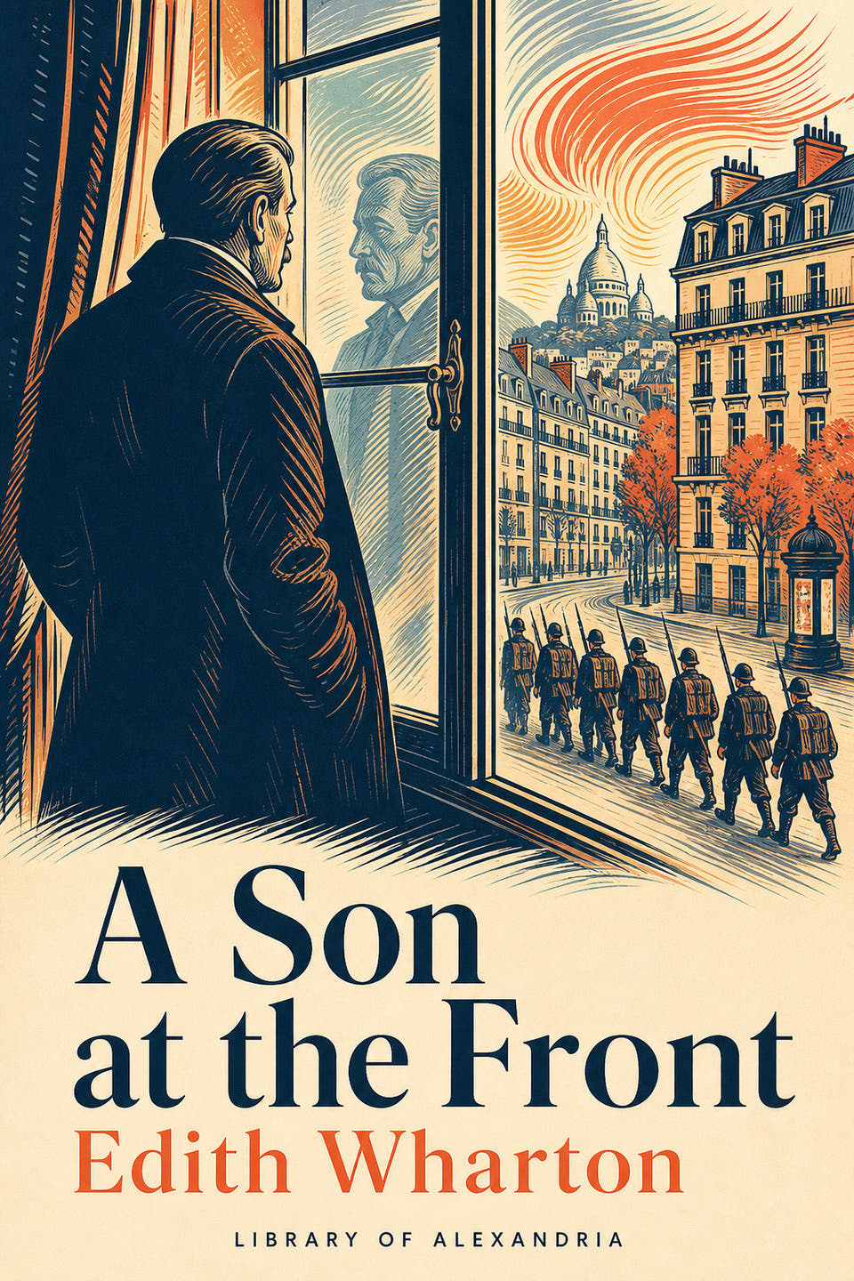 A Son at the Front by Edith Wharton, the cover