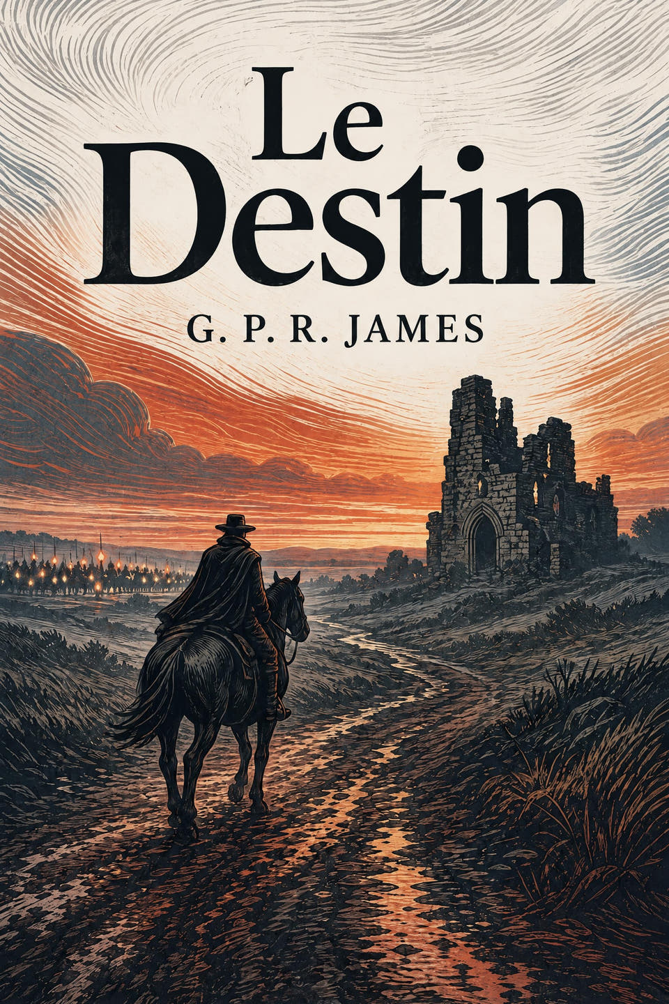 Le Destin by G. P. R. James, the cover