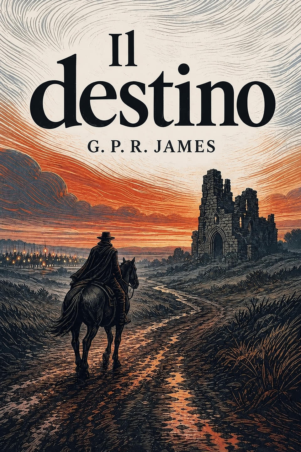 Il destino by G. P. R. James, the cover