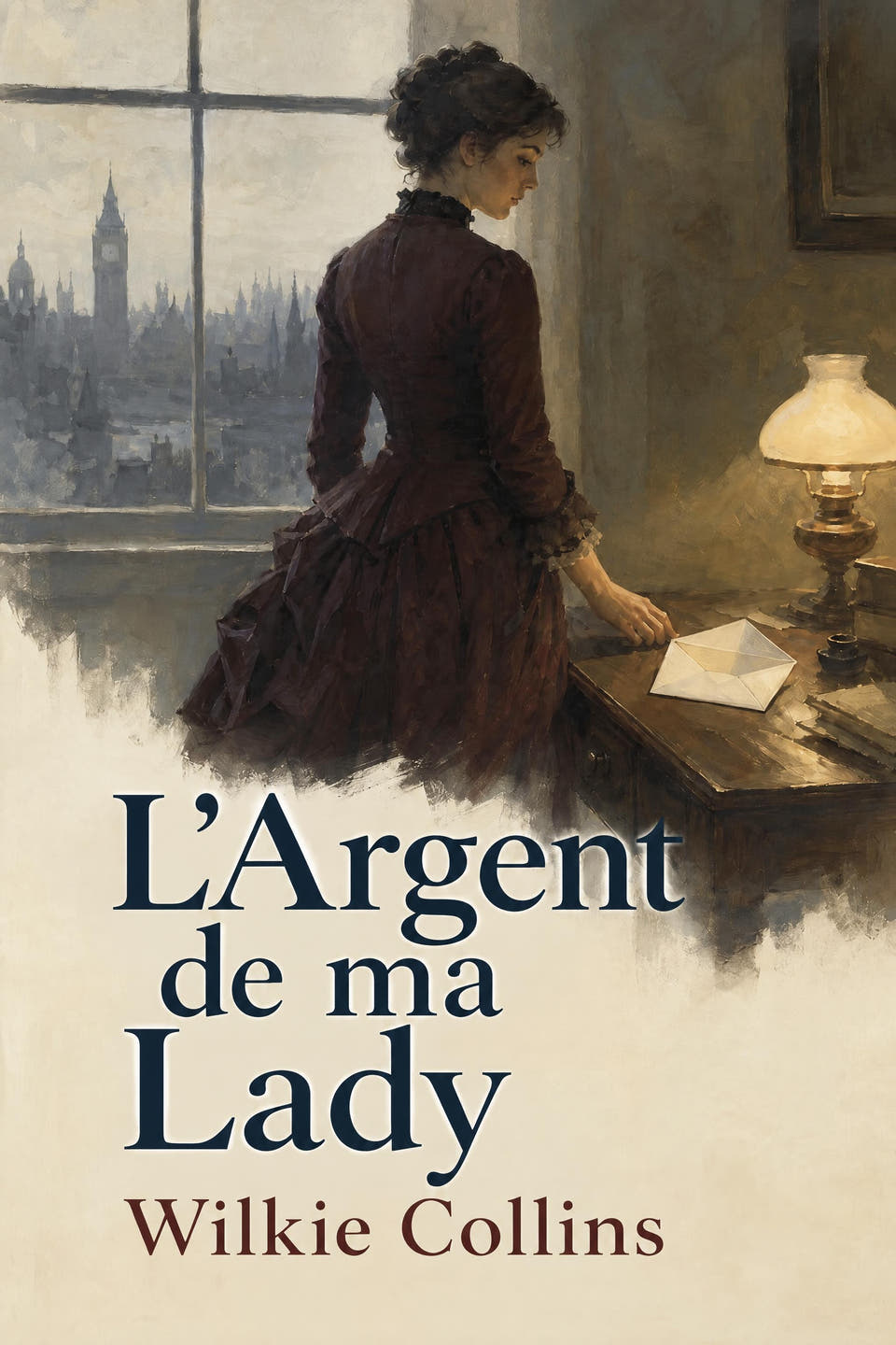 L’Argent de ma Lady by Wilkie Collins, the cover