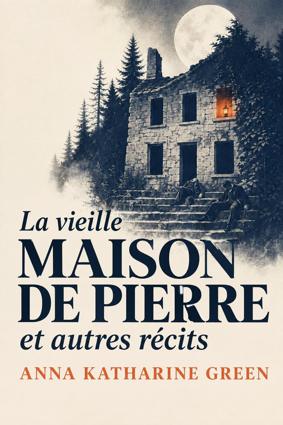 La vieille maison de pierre et autres récits by Anna Katharine Green, the cover