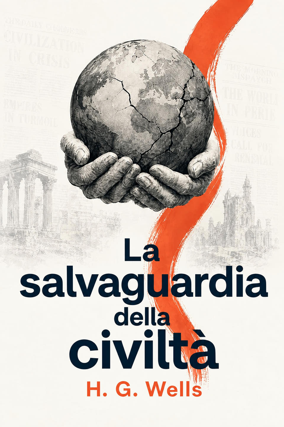 La salvaguardia della civiltà by H. G. Wells, the cover