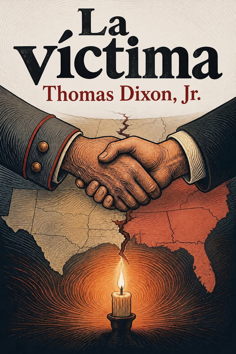 La víctima by Thomas Dixon Jr., the cover