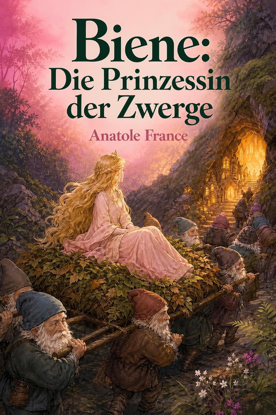 Biene: Die Prinzessin der Zwerge by Anatole France, the cover