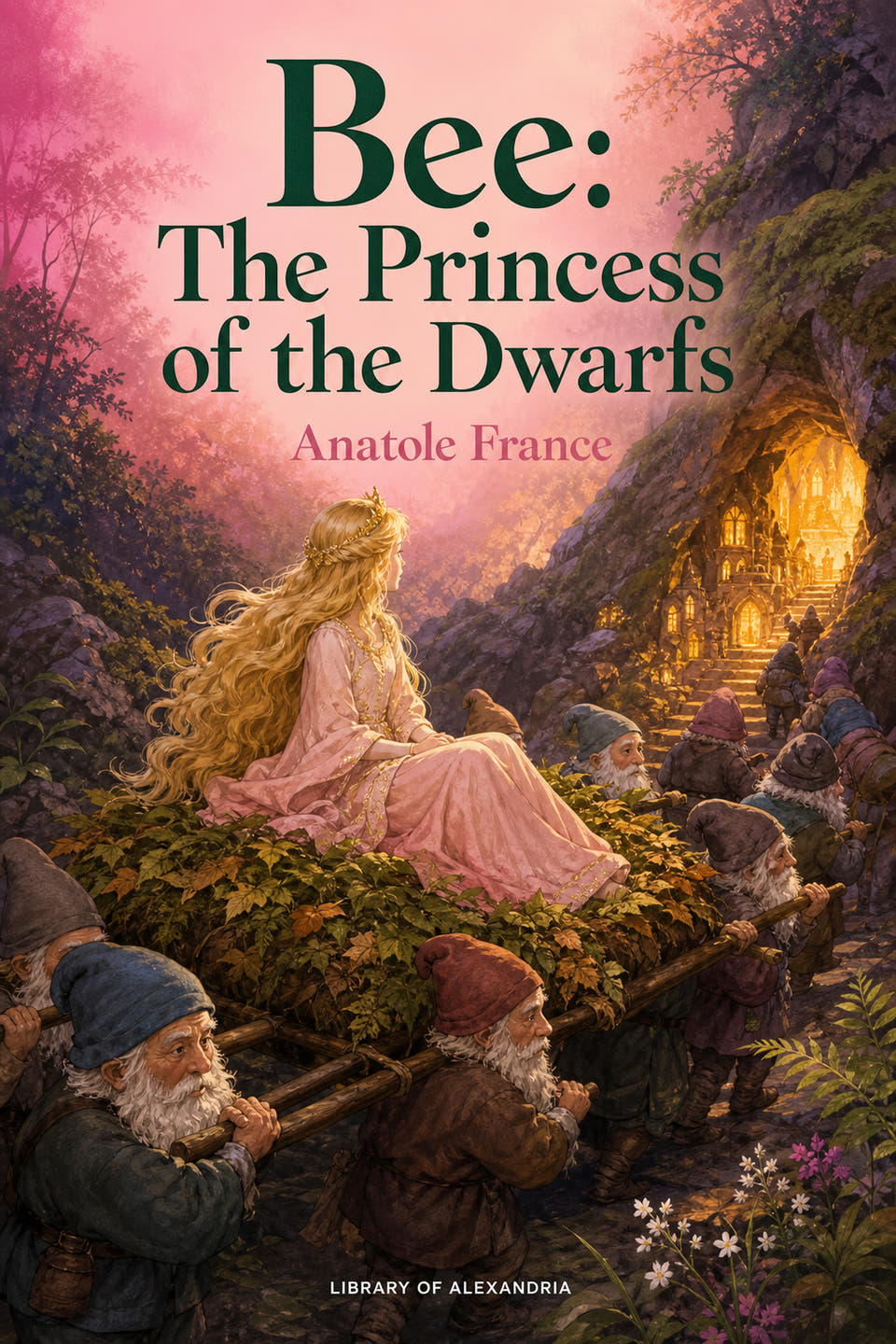 Bee: The Princess of the Dwarfs by Anatole France, the cover