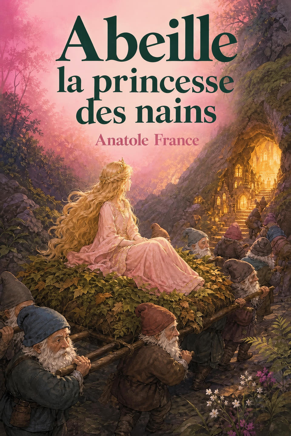 Abeille : la princesse des nains by Anatole France, the cover