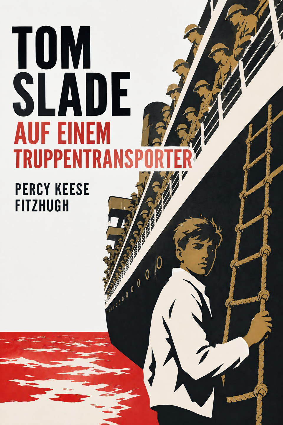Tom Slade auf einem Truppentransporter by Percy Keese Fitzhugh, the cover