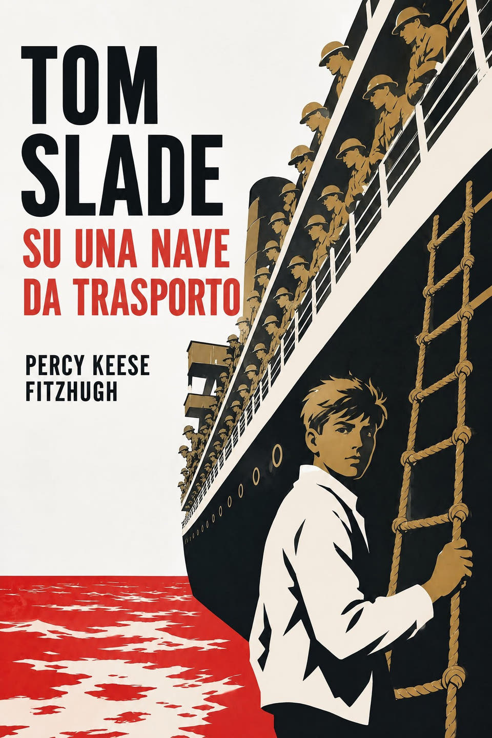 Tom Slade su una nave da trasporto by Percy Keese Fitzhugh, the cover