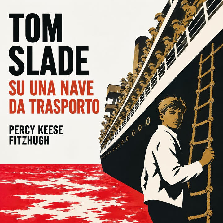 Tom Slade su una nave da trasporto, the audiobook cover