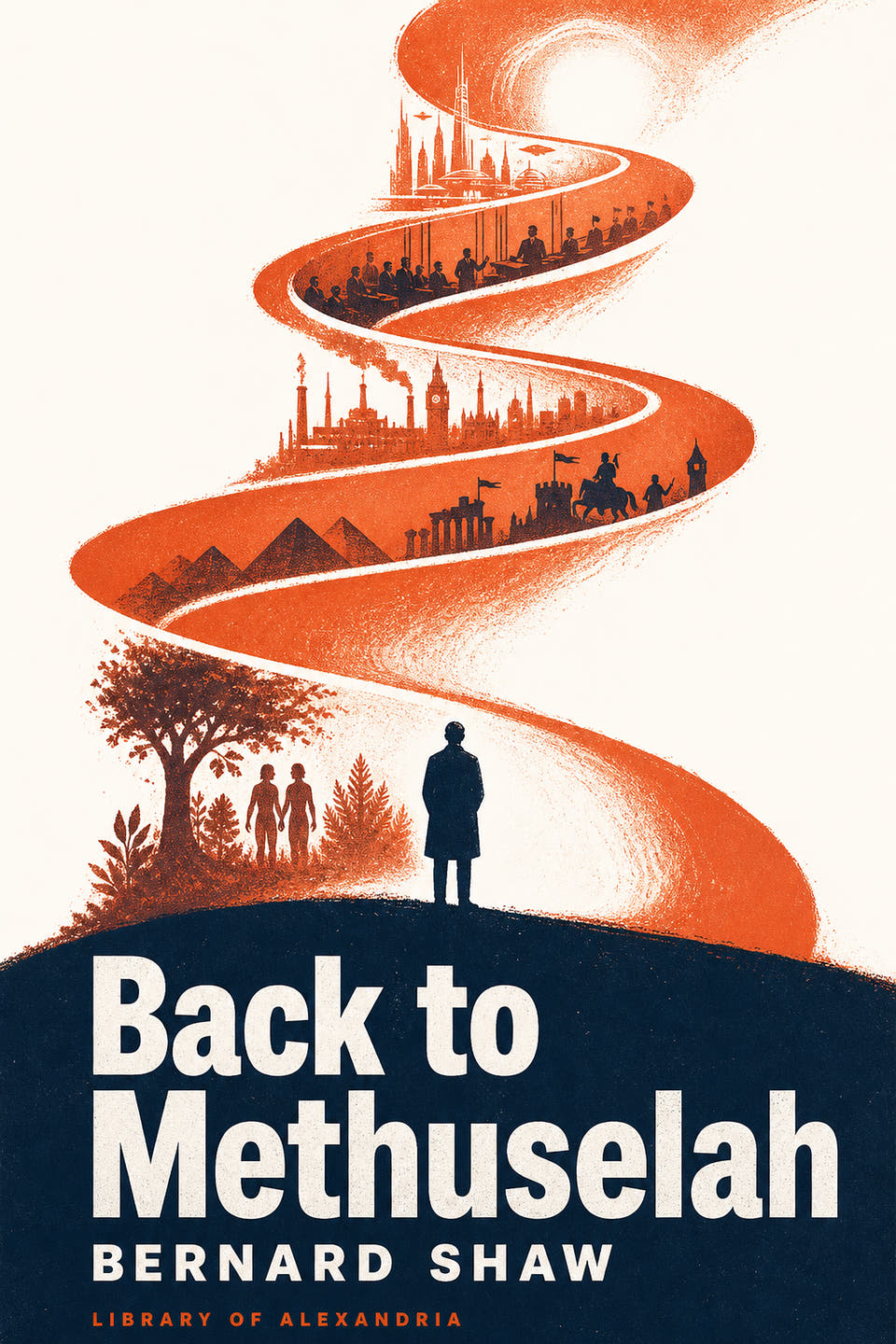 Back to Methuselah by Bernard Shaw, the cover