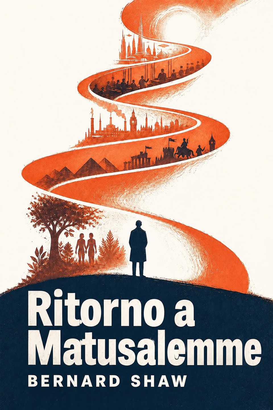 Ritorno a Matusalemme by Bernard Shaw, the cover