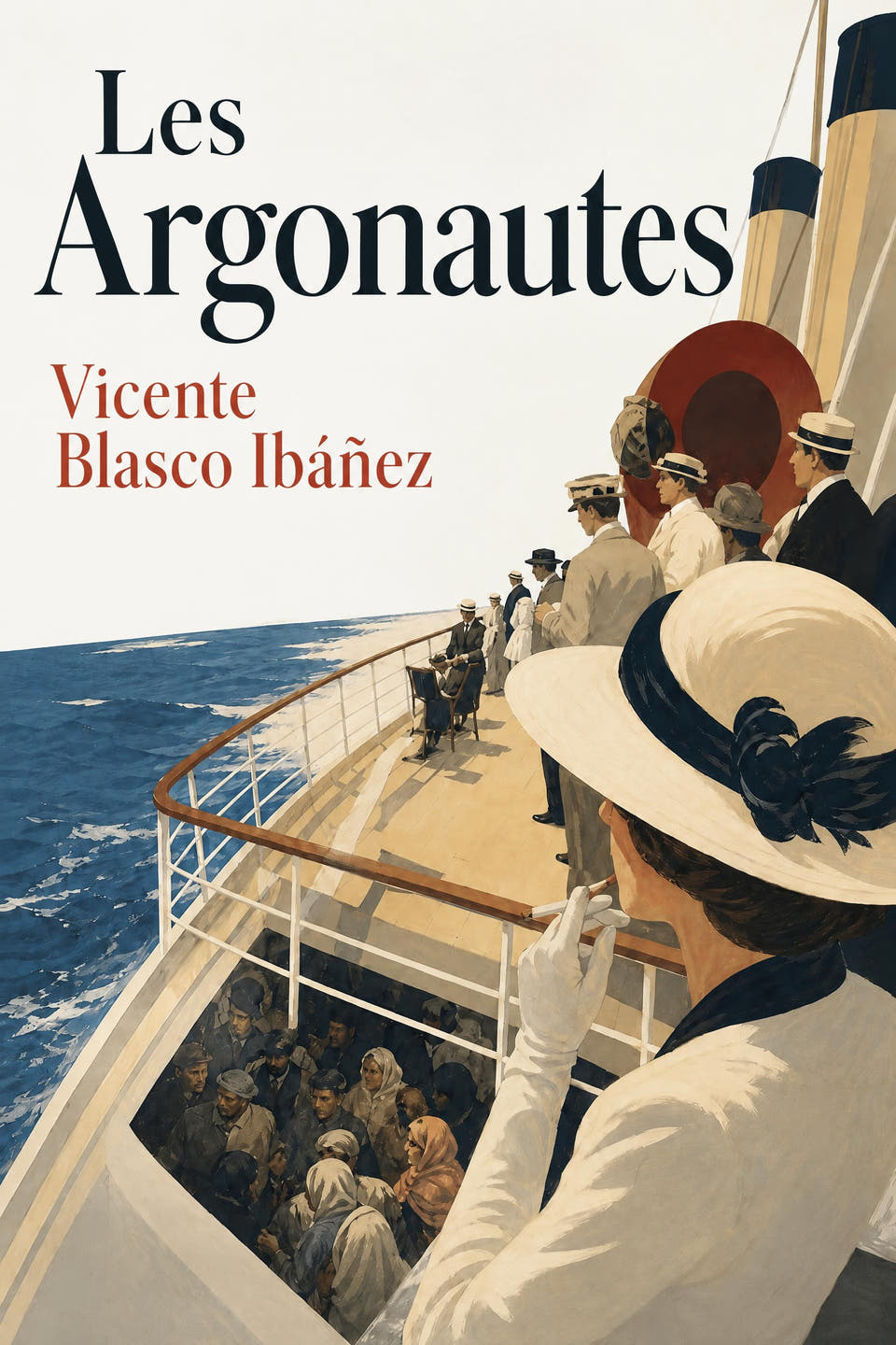 Les Argonautes by Vicente Blasco Ibáñez, the cover