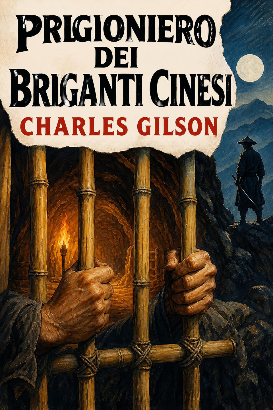 Prigioniero dei briganti cinesi by Charles Gilson, the cover