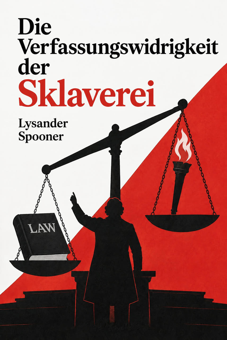 Die Verfassungswidrigkeit der Sklaverei by Lysander Spooner, the cover