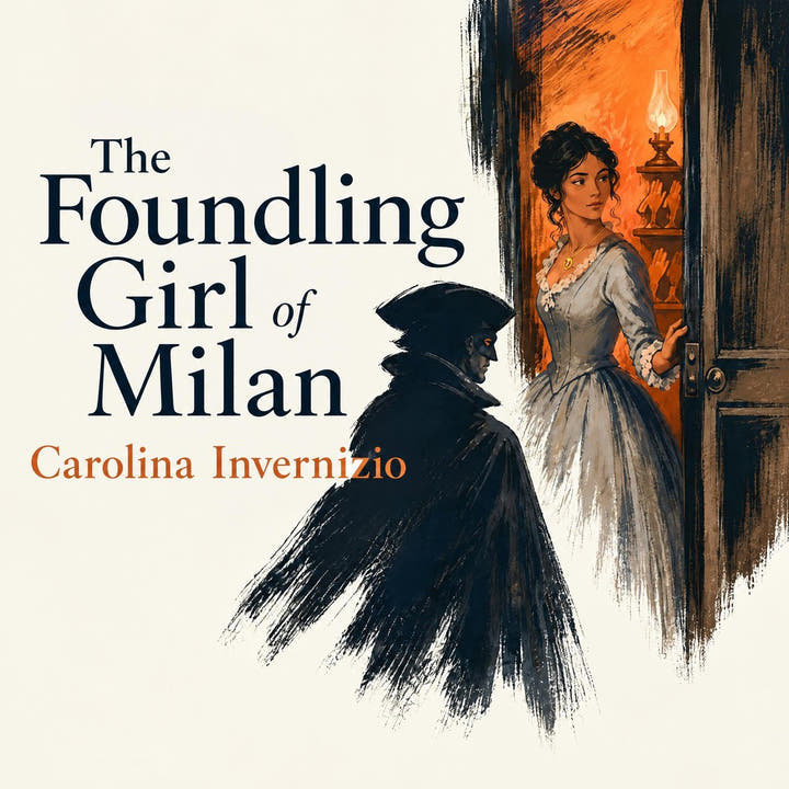 La fille trouvée de Milan, the audiobook cover
