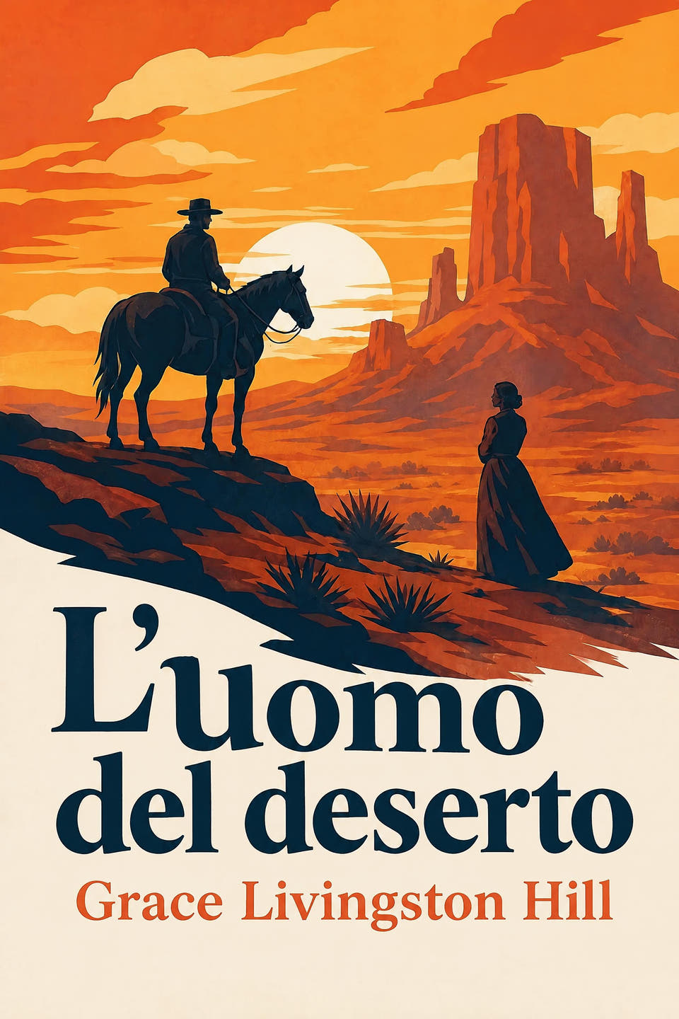 L’uomo del deserto by Grace Livingston Hill, the cover