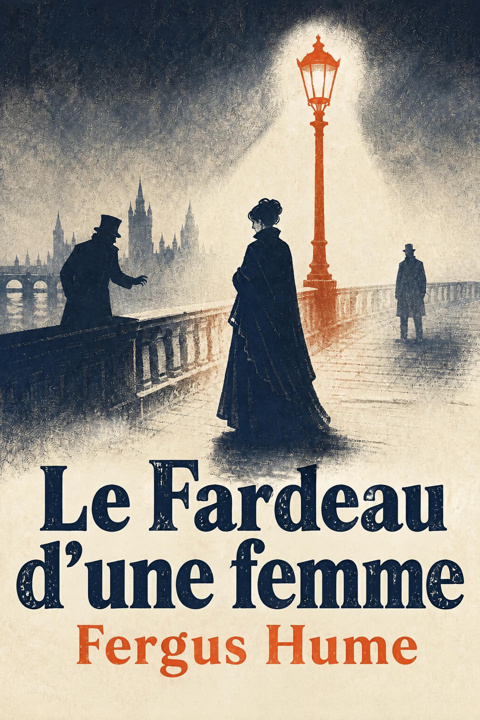 Le Fardeau d’une femme by Fergus Hume, the cover