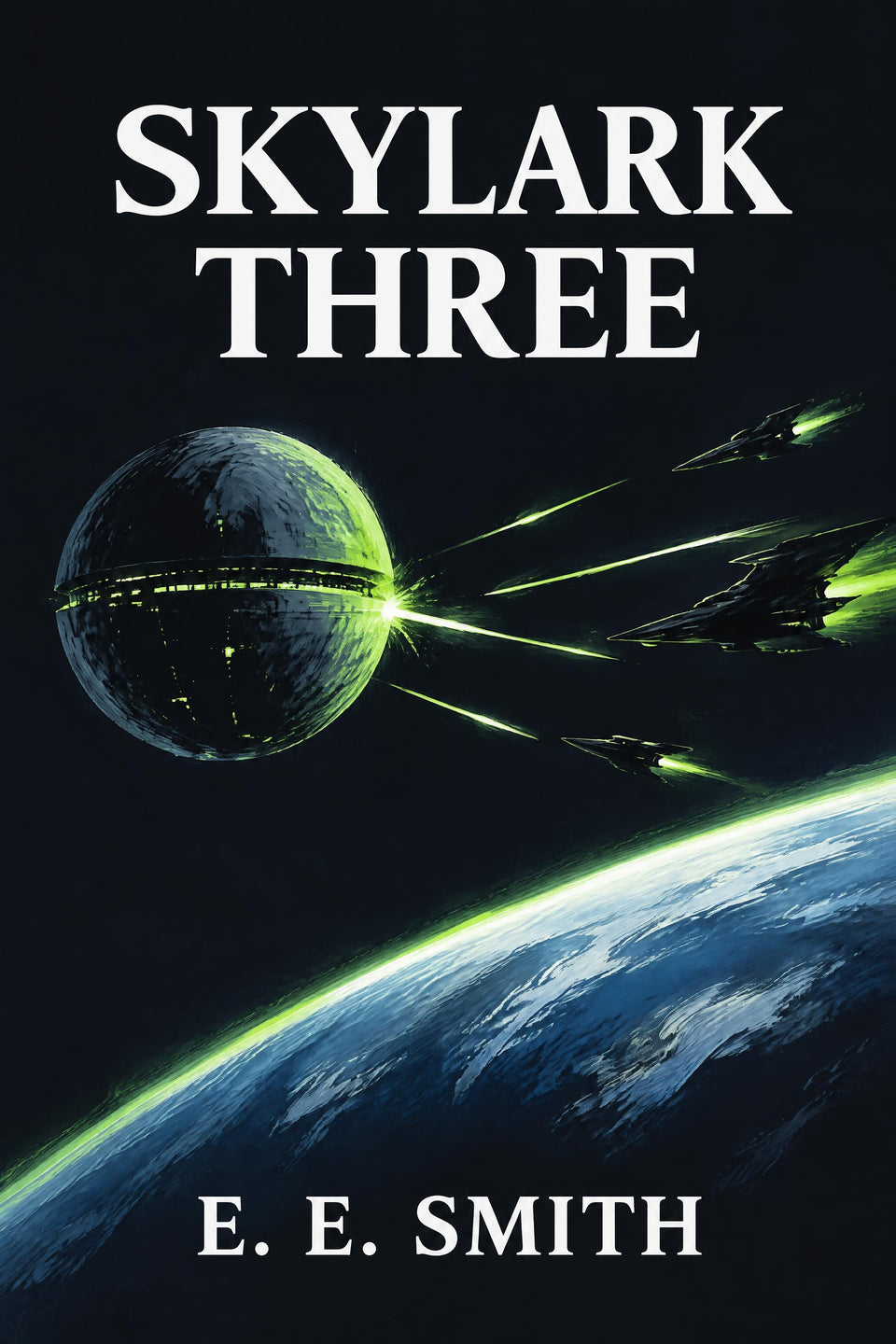 Skylark Three by E. E. Smith, the cover