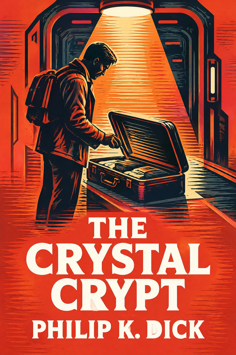 The Crystal Crypt by Philip K. Dick, the cover